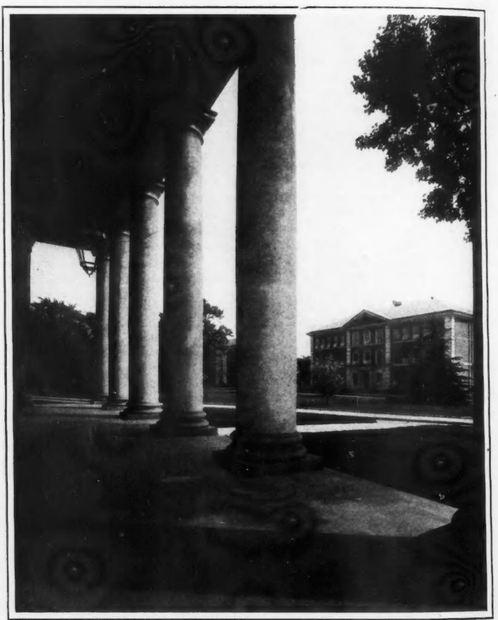 Tapley Hall, Spelman College, as Seen Through the Pillars of Sisters Chapel.